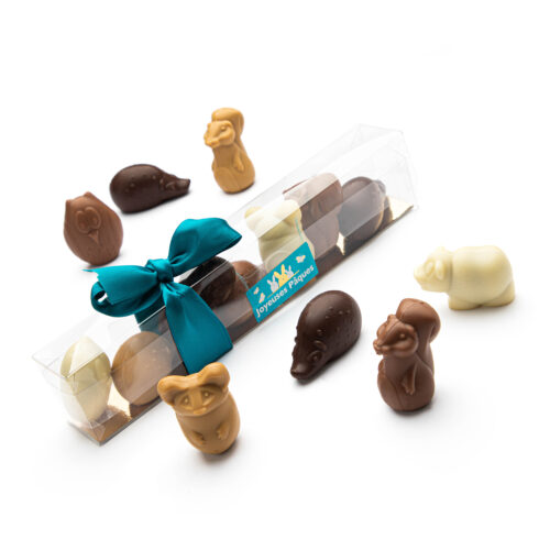 4 ANIMAUX DE PAQUES Praliné